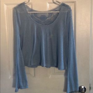 Light blue blouse